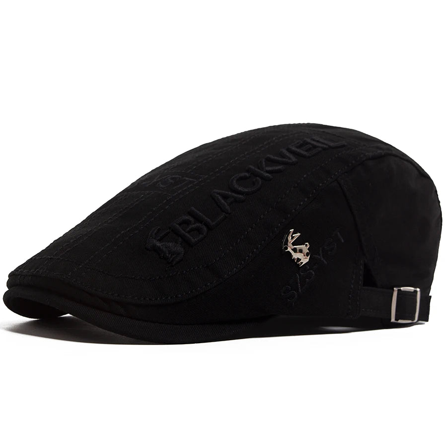 Men Beret Fashion Rabbit Embroidery For Male Fashion Vintage Newsboy Cap