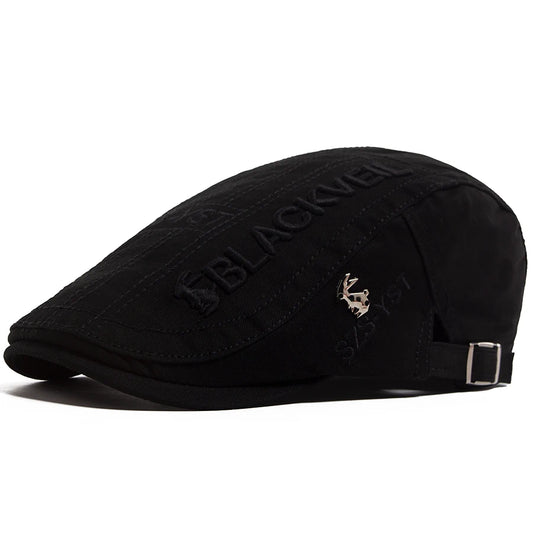 Men Beret Fashion Rabbit Embroidery For Male Fashion Vintage Newsboy Cap