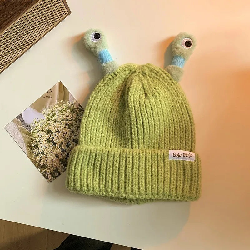 Cute Cartoon Quirky Light-emitting Tentacle Knitted Hat