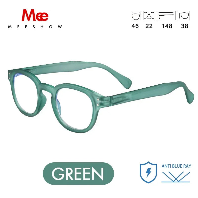 Retro Meeshow New Honey Peach Reading Glasses