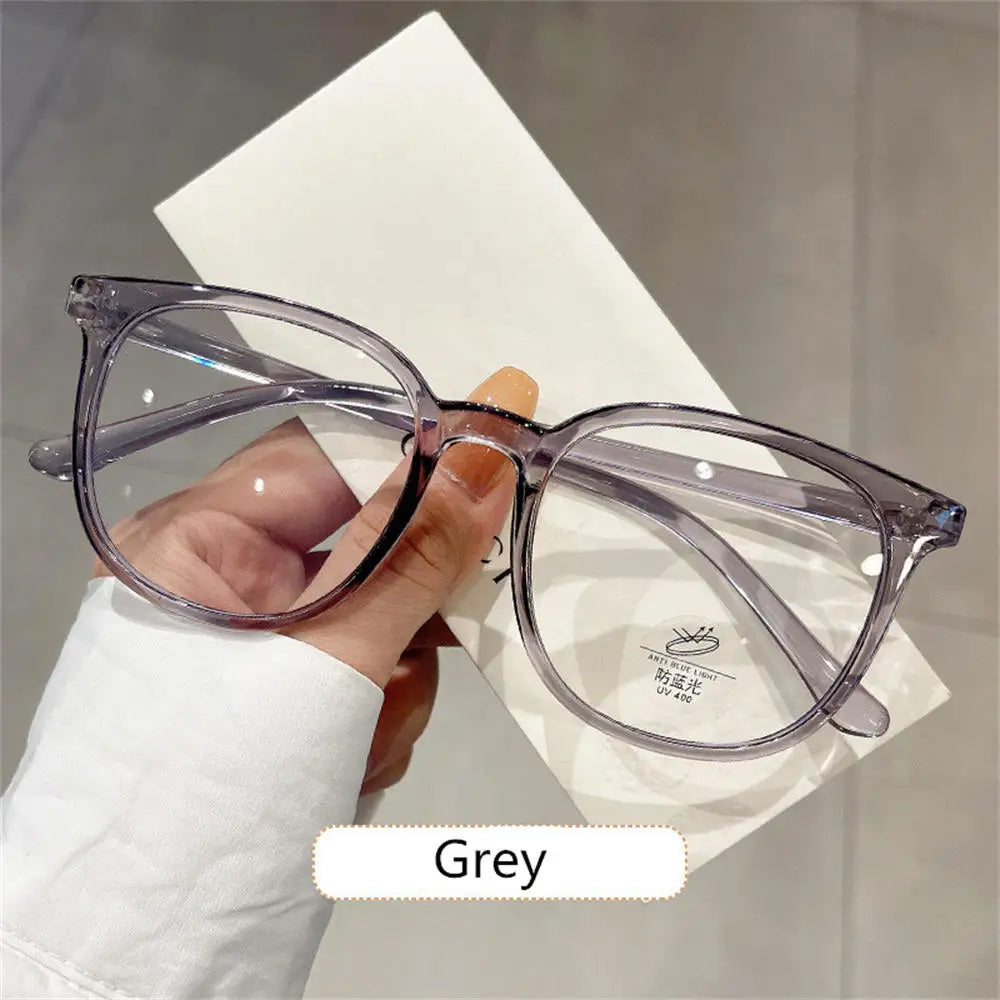 Large Square Frame Anti-Blue Light Glasses Fashion Retro Men Women