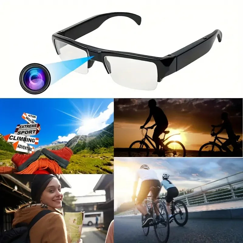 Portable 1080P HD Mini Glasses With Camera Video Recorder