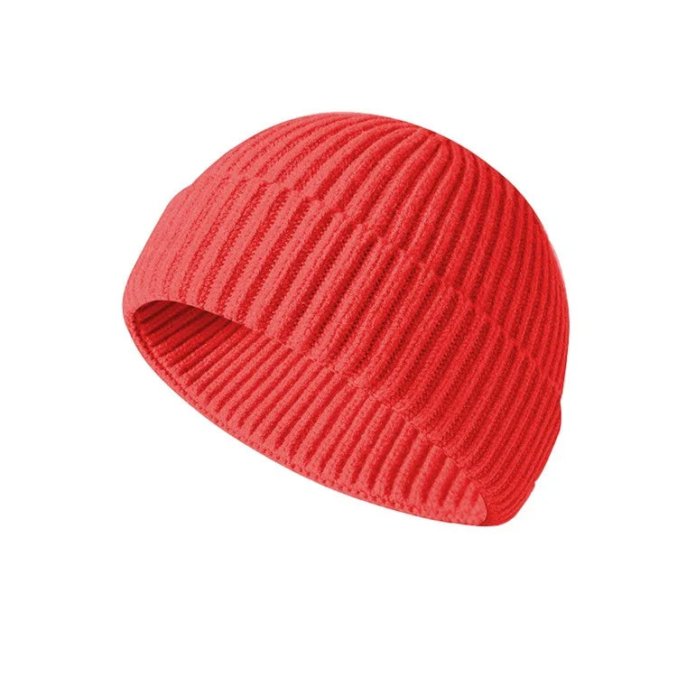 Winter Knittted Cap  Solid Color Hip Hop Cap Unisex Skullies & Beanies