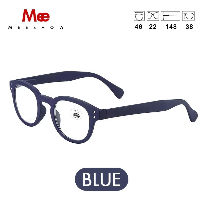 Retro Meeshow New Honey Peach Reading Glasses