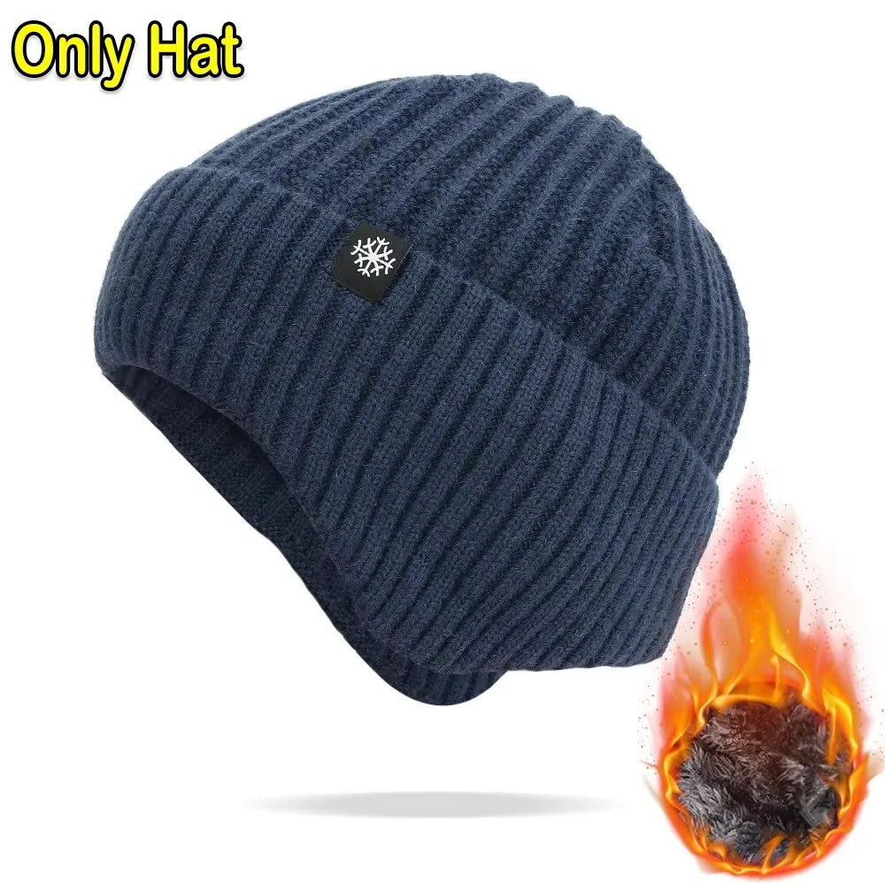 Outdoor Men Winter Knitted Beanies Hat