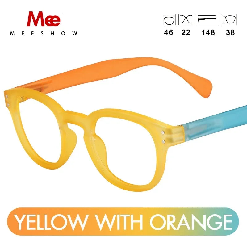 Retro Meeshow New Honey Peach Reading Glasses