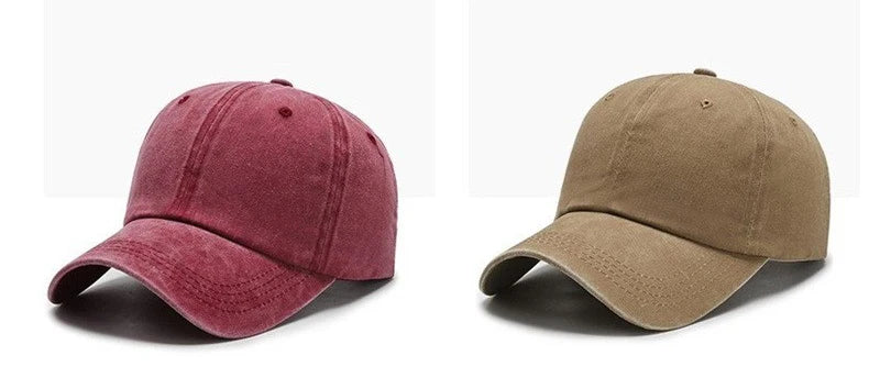 Fashion Solid Baseball Caps for Men Streetwear