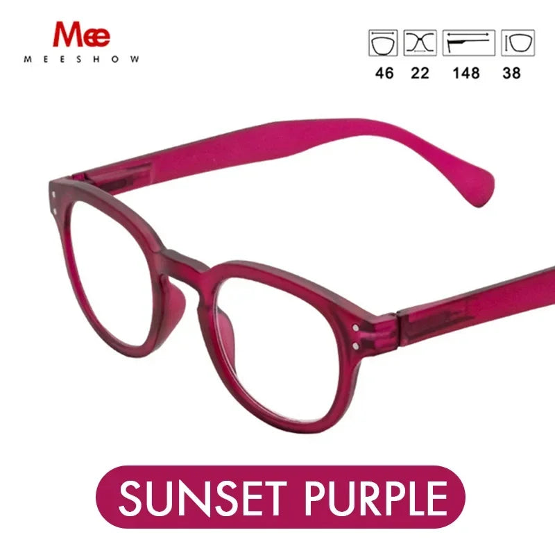 Retro Meeshow New Honey Peach Reading Glasses