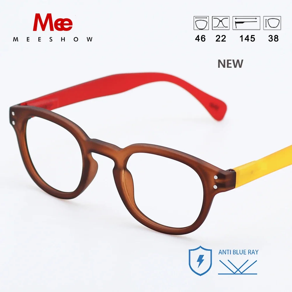 Retro Meeshow New Honey Peach Reading Glasses
