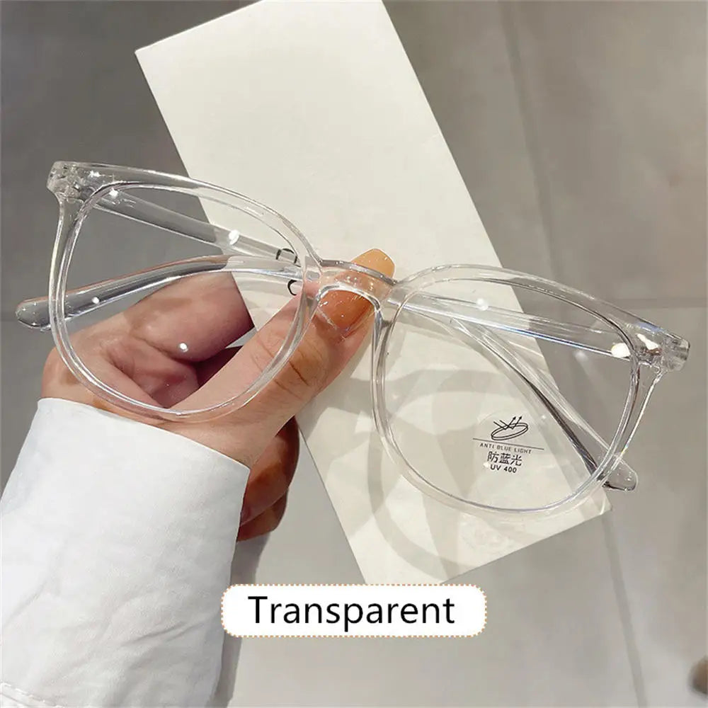 Large Square Frame Anti-Blue Light Glasses Fashion Retro Men Women