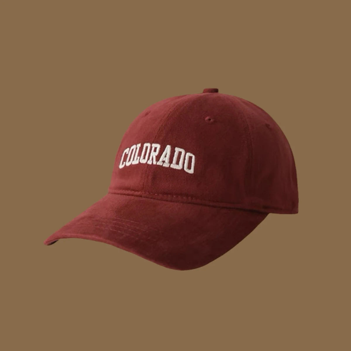 COLORADO Embroidery Cotton Fashion Baseball Cap