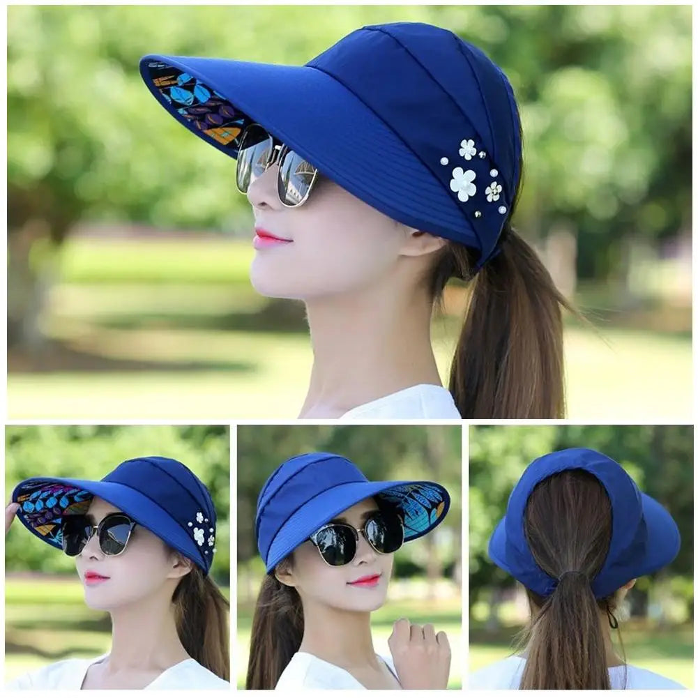 Women's Wide Brim Foldable Sun Hat