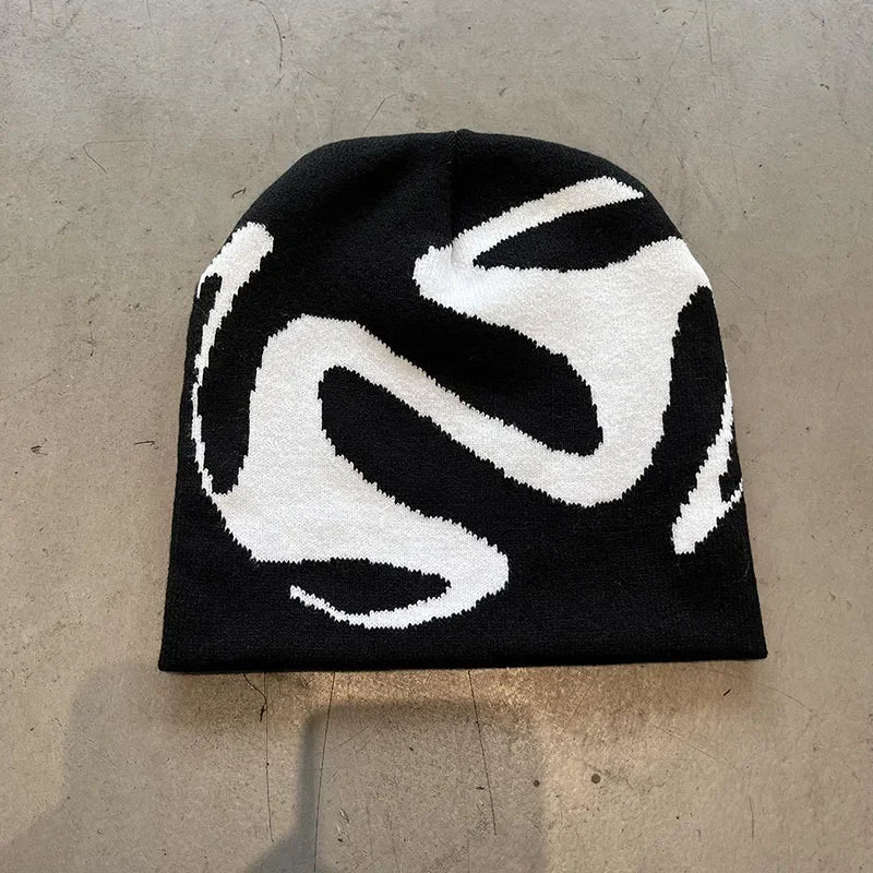 Women Hat Knitting Beanies unisexY2k Streetwear Winter Fashion Caps