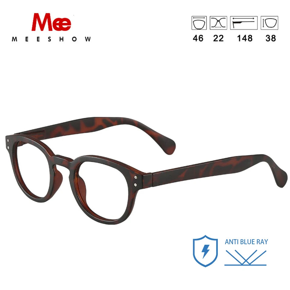 Retro Meeshow New Honey Peach Reading Glasses