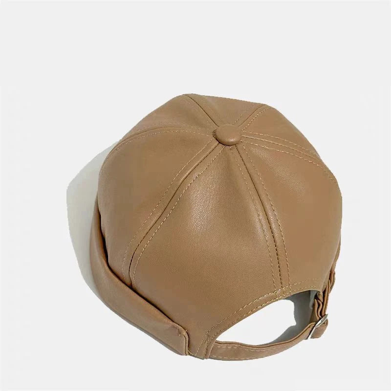 Retro Solid Color Brimless Hat