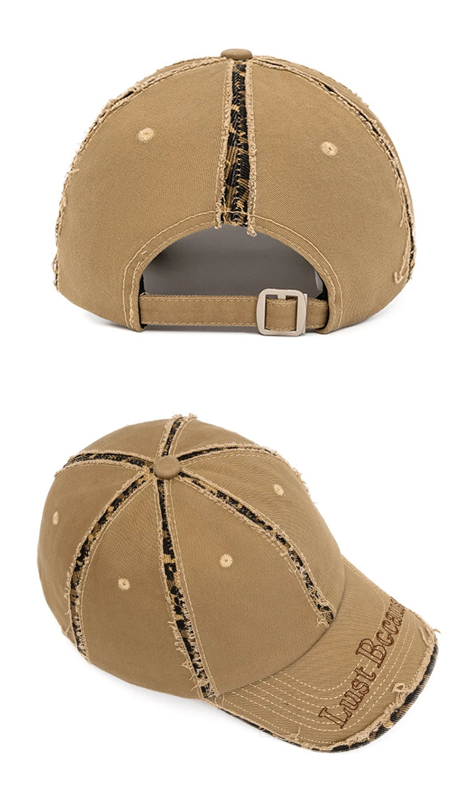 FS Brown American Street Baseball Cap For Men Trcuker Hat