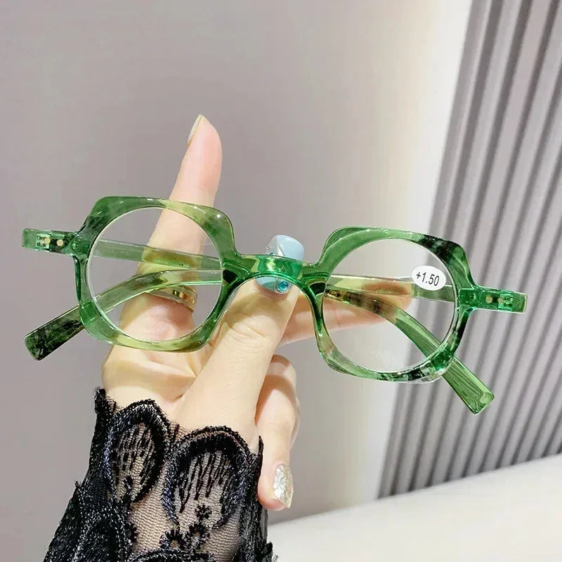 Retro anti-blue light reading glasses for men and women