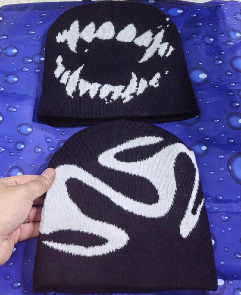 Women Hat Knitting Beanies unisexY2k Streetwear Winter Fashion Caps