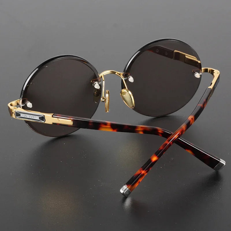 Men's Resin Sunglasses  Frameless UV400 Sunglasses