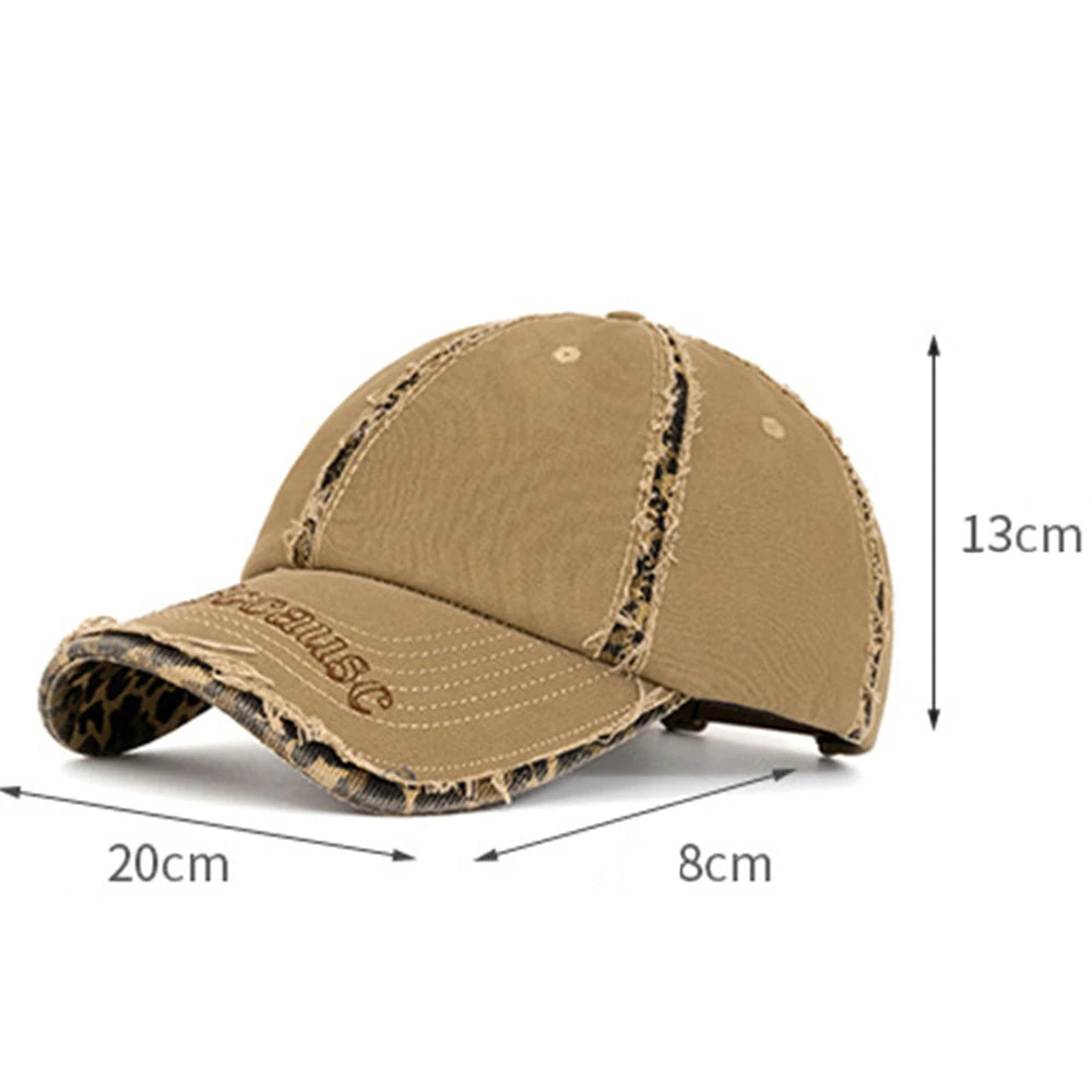 FS Brown American Street Baseball Cap For Men Trcuker Hat