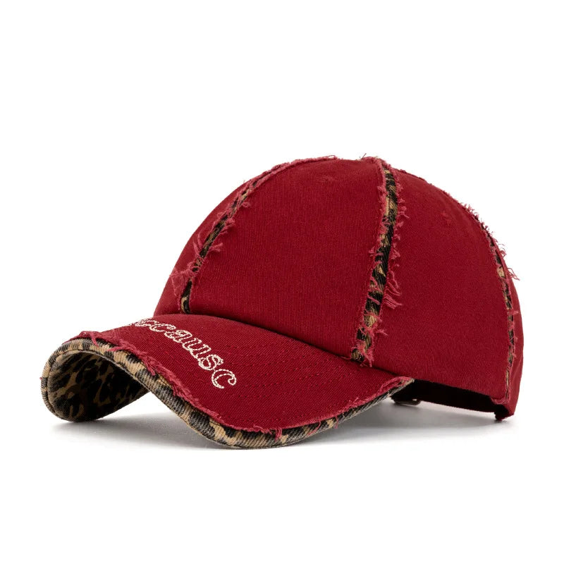 FS Brown American Street Baseball Cap For Men Trcuker Hat