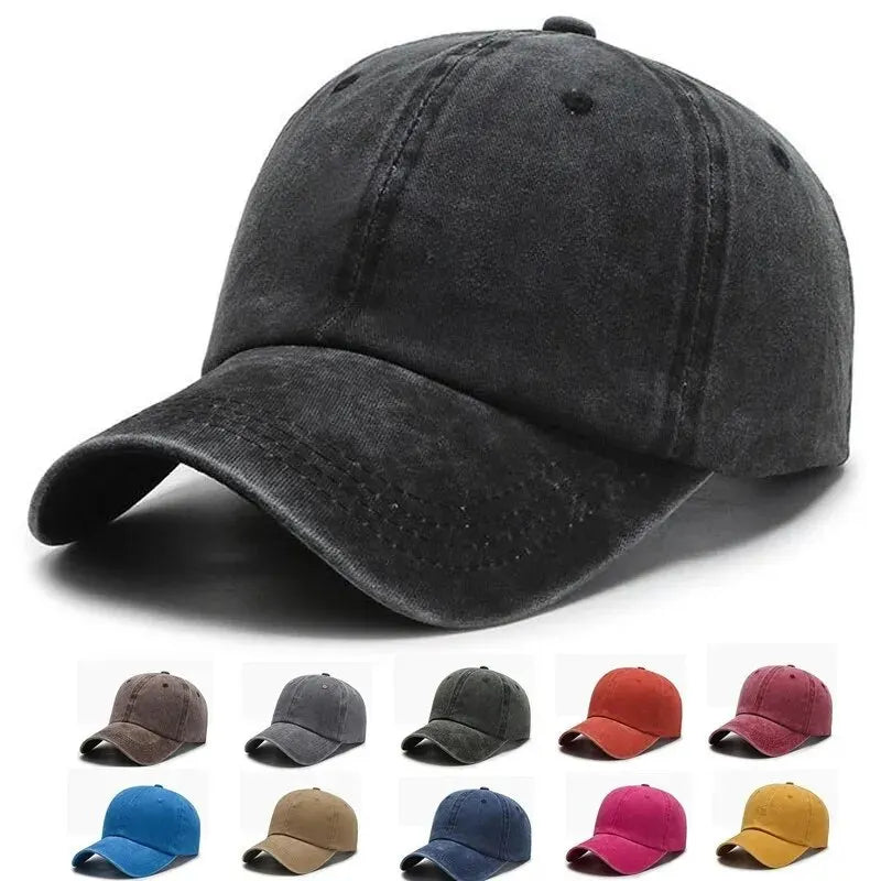 Fashion Solid Baseball Caps for Men Streetwear