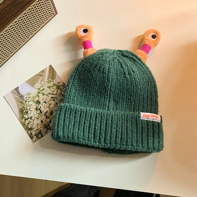 Cute Cartoon Quirky Light-emitting Tentacle Knitted Hat