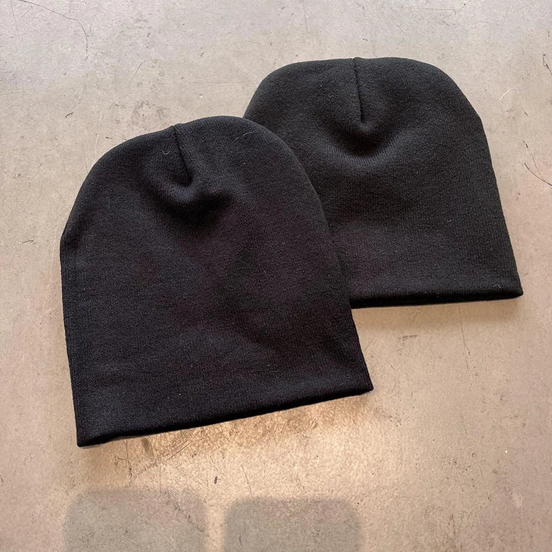 Women Hat Knitting Beanies unisexY2k Streetwear Winter Fashion Caps