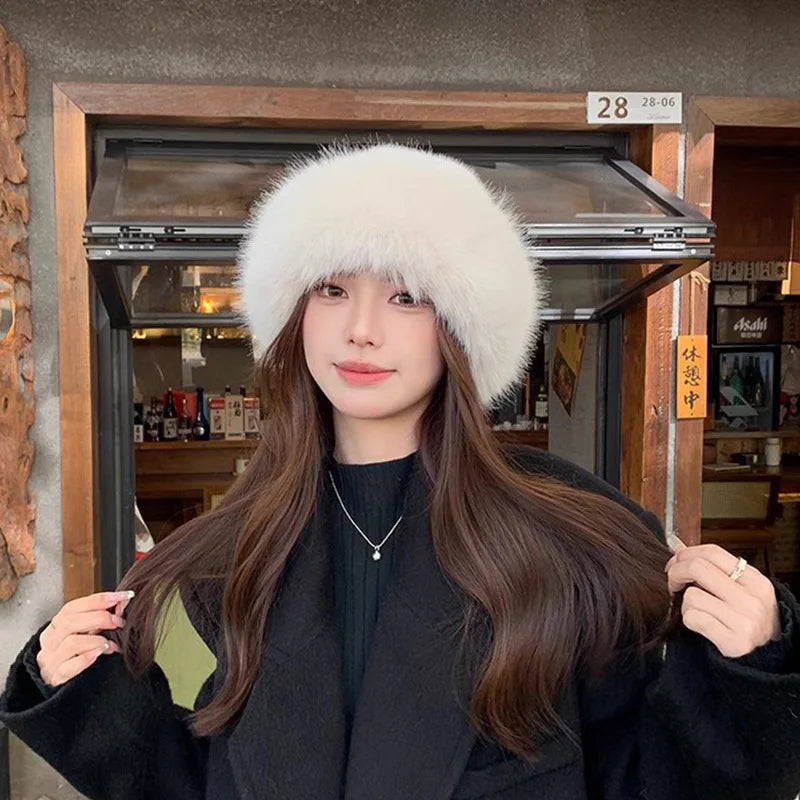 New Style Fashion Women's Winter New Thick Warm  Mongolia Hat
