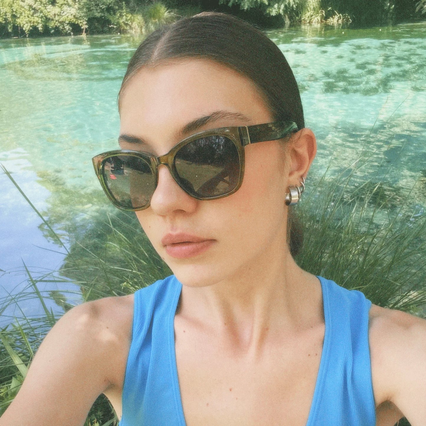 Fashion Original Thick Butterfly Frame Polarized Sunglasses for Women