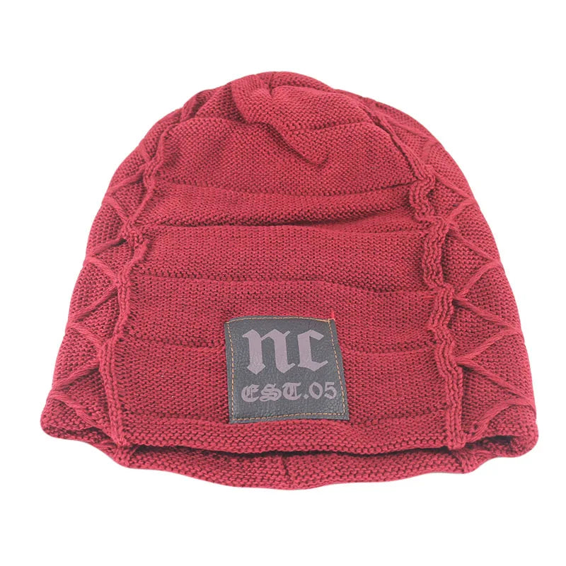 Warm Beanies Skullies Fashion Letter Knitted Women Hat