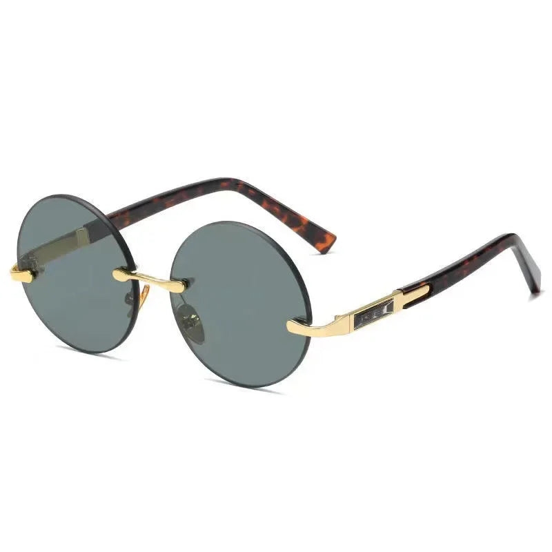 Men's Resin Sunglasses  Frameless UV400 Sunglasses