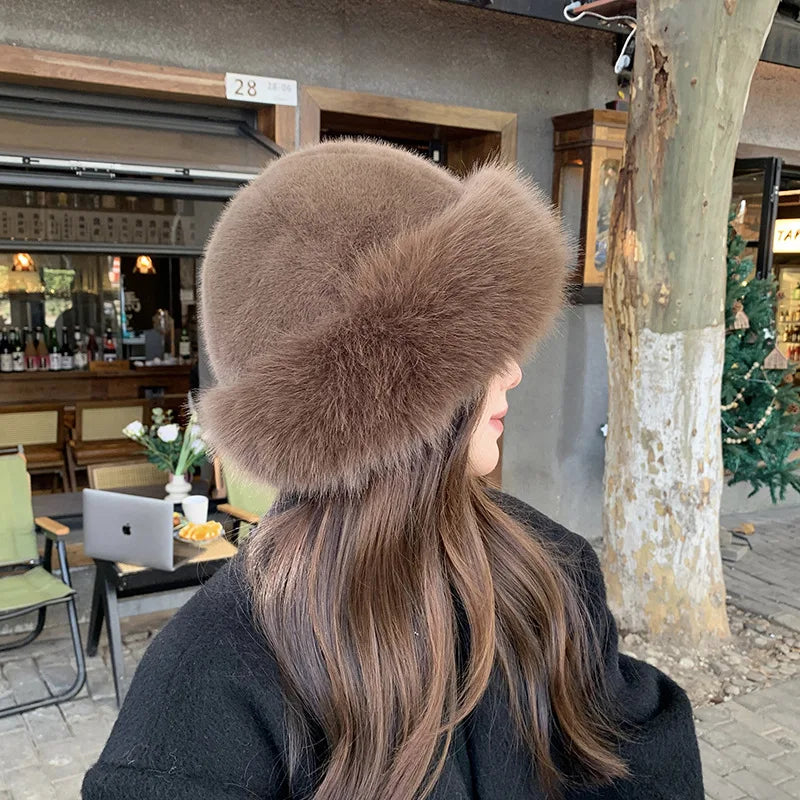 New Style Fashion Women's Winter New Thick Warm  Mongolia Hat