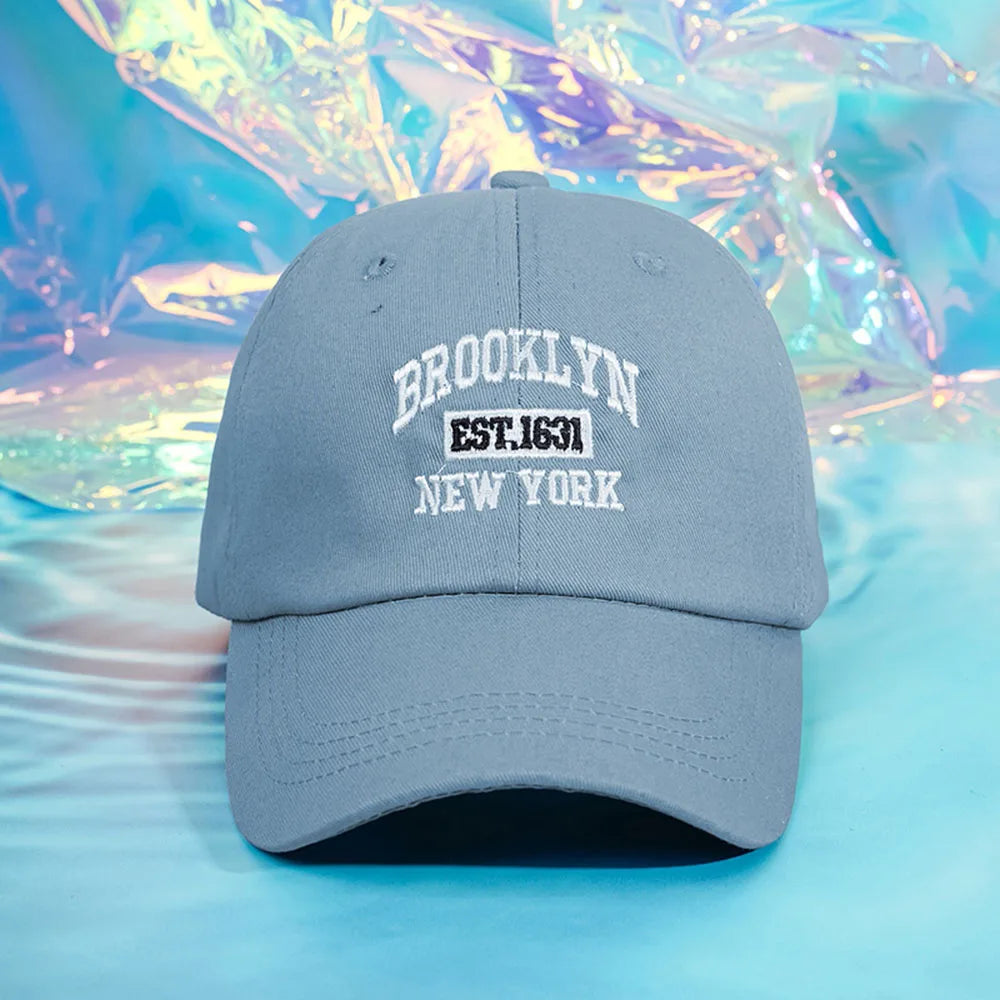Vintage Embroidered Baseball Cap With BROOKLYN NEW YORK