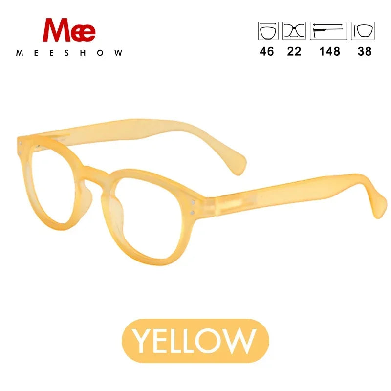 Retro Meeshow New Honey Peach Reading Glasses