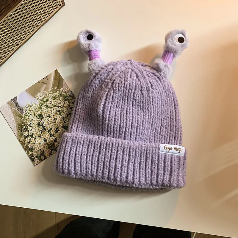 Cute Cartoon Quirky Light-emitting Tentacle Knitted Hat