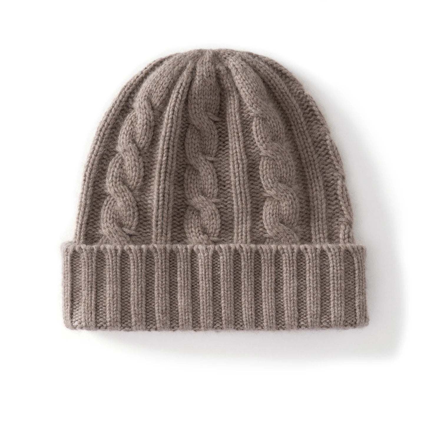 Winter New Thickened Fashion Solid Twisted Knitted Beanies Hats