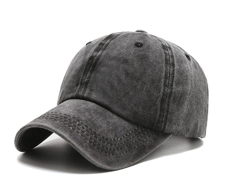 Denim Bare Plate Washed Fashion Baseball Cap