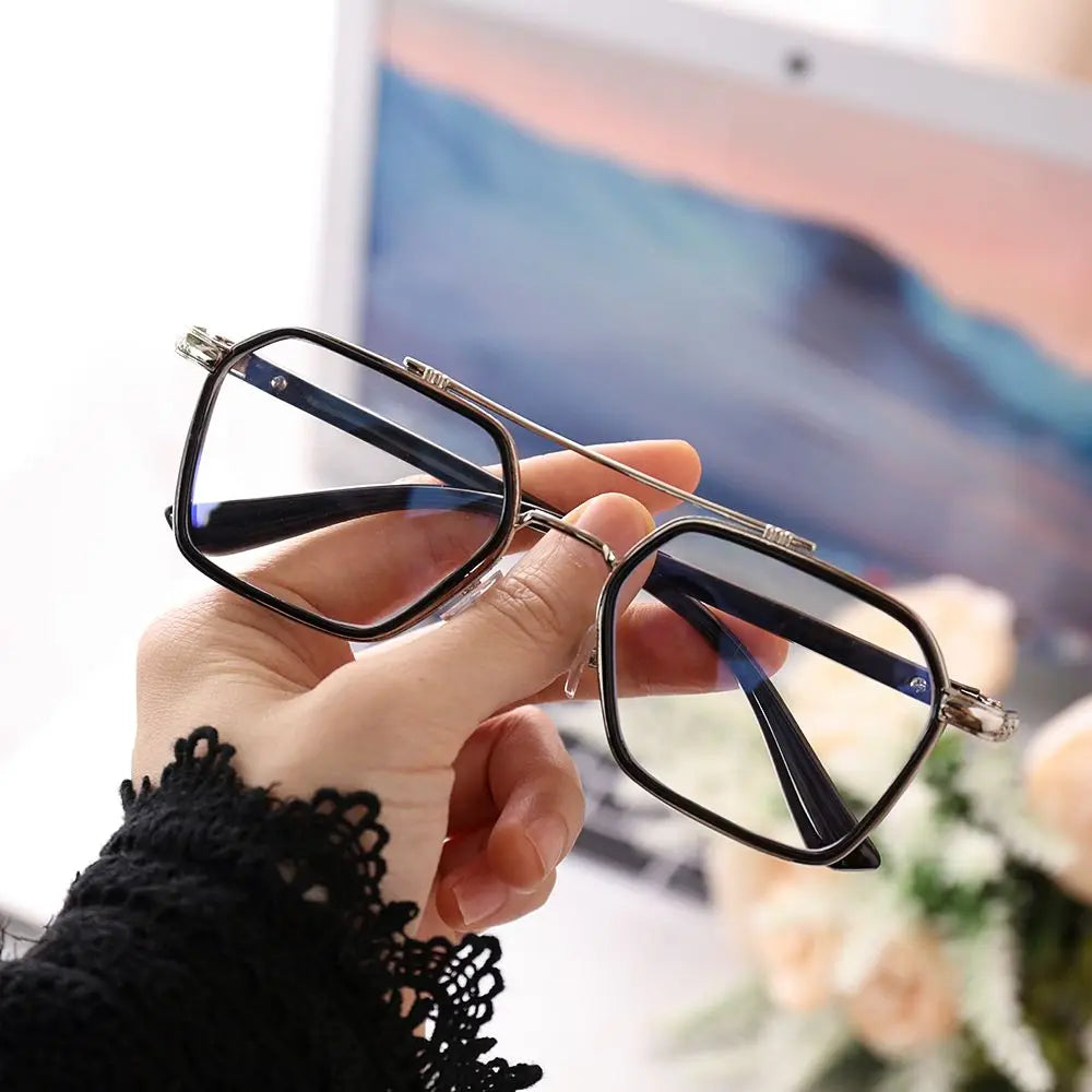 Glasses Reduces Eye Strain Double frame UV Protection Glasses