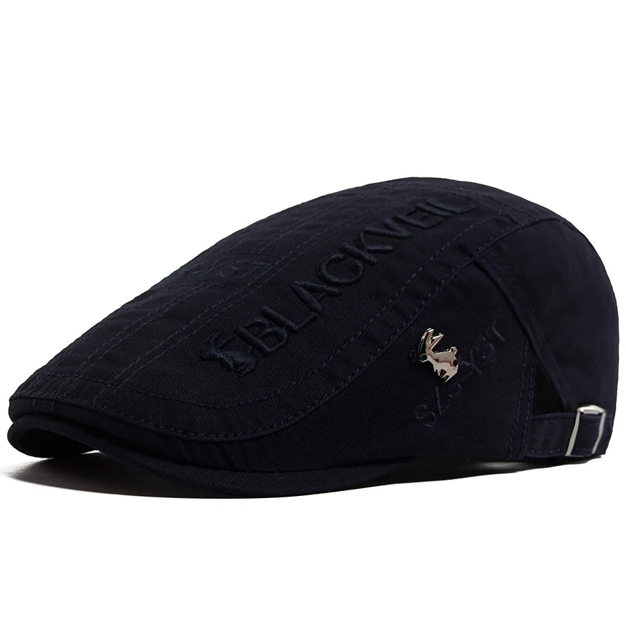 Men Beret Fashion Rabbit Embroidery For Male Fashion Vintage Newsboy Cap