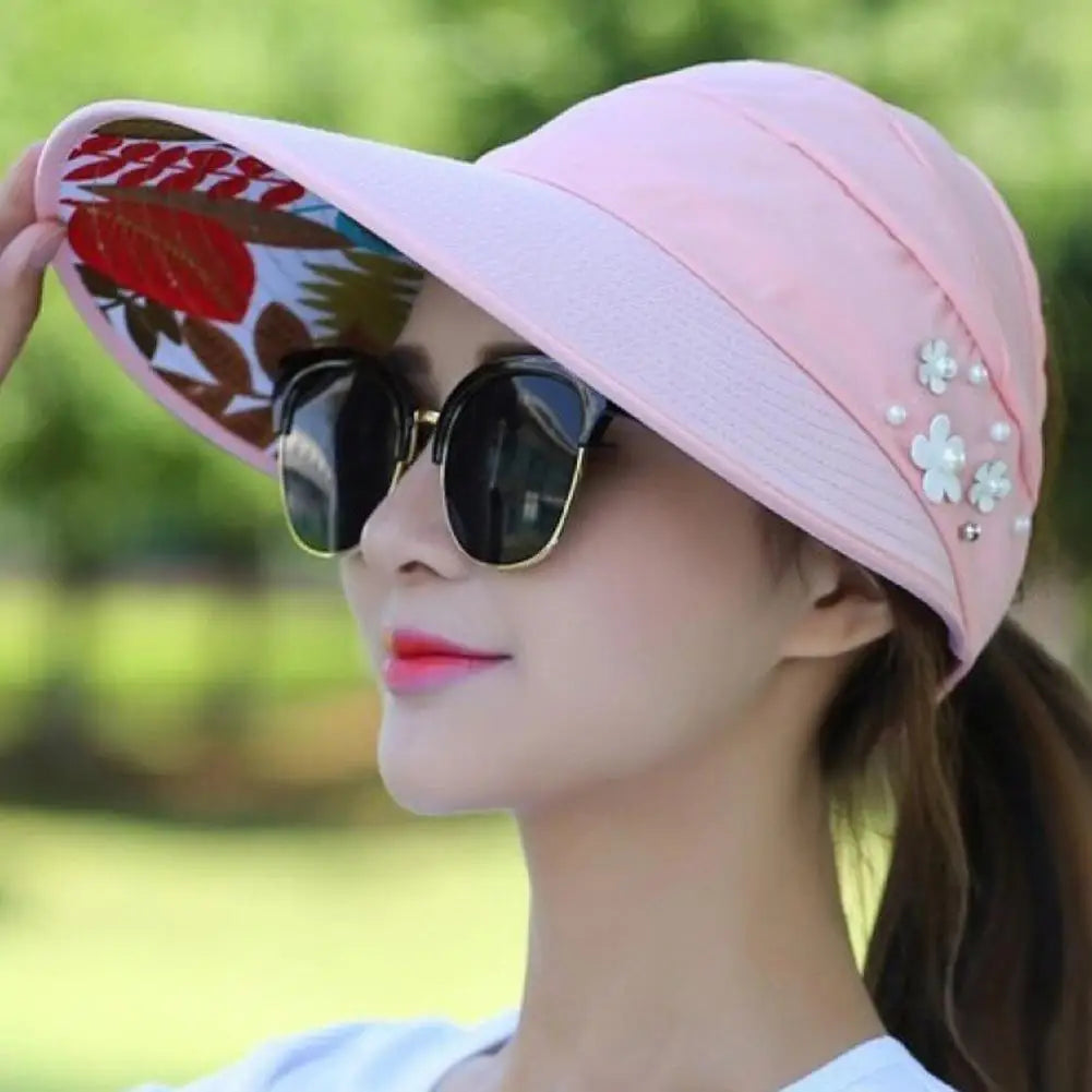 Women's Wide Brim Foldable Sun Hat