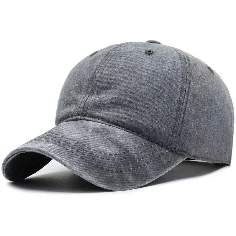Denim Bare Plate Washed Fashion Baseball Cap