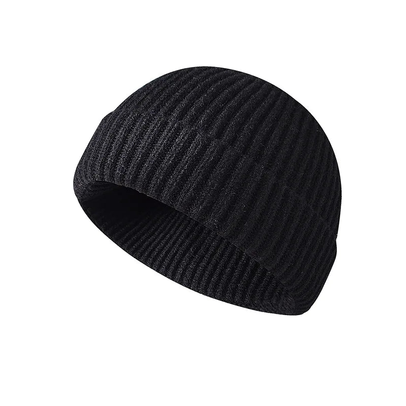 Winter Knittted Cap  Solid Color Hip Hop Cap Unisex Skullies & Beanies