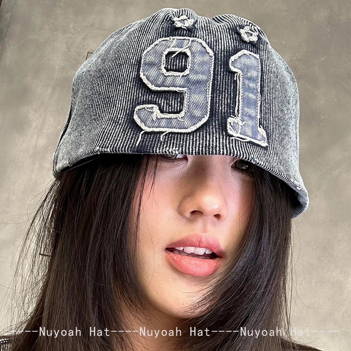 American Style Patch number Knitted Hats