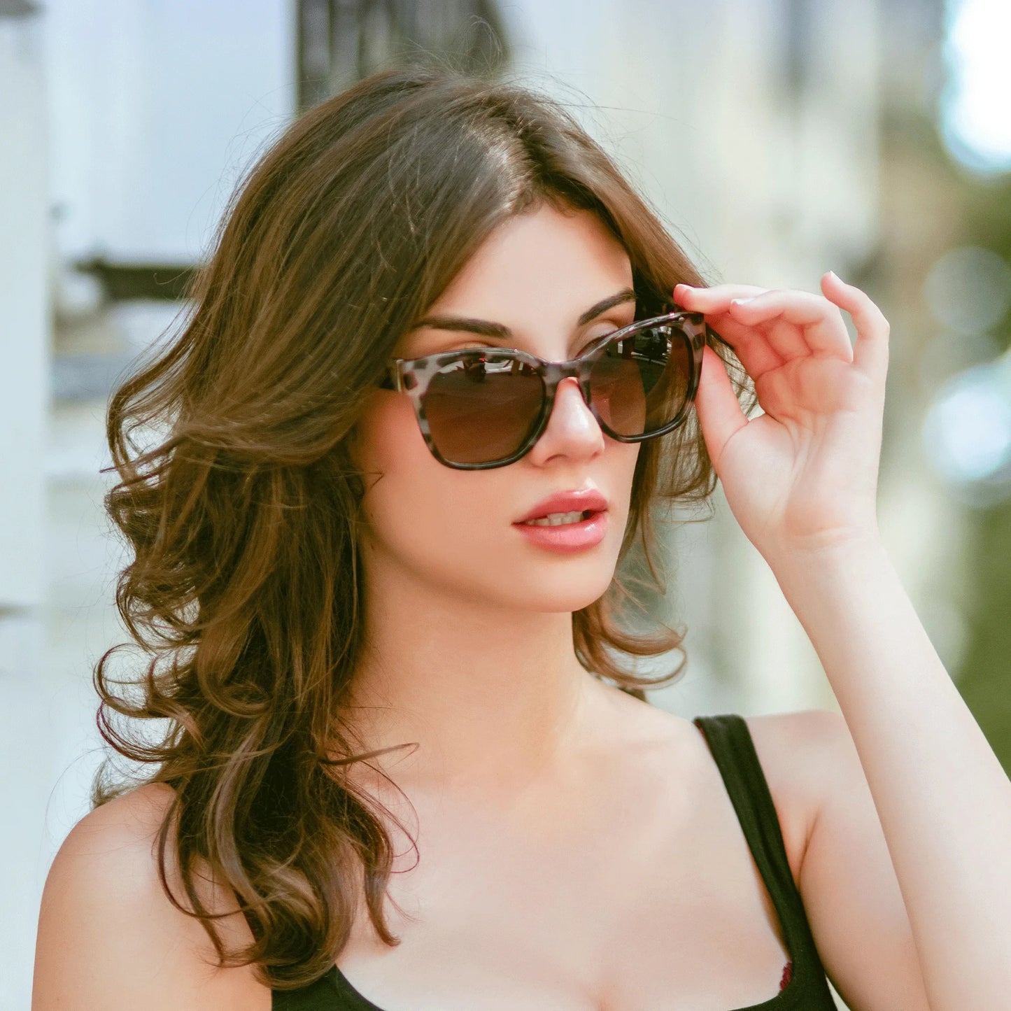 Fashion Original Thick Butterfly Frame Polarized Sunglasses for Women