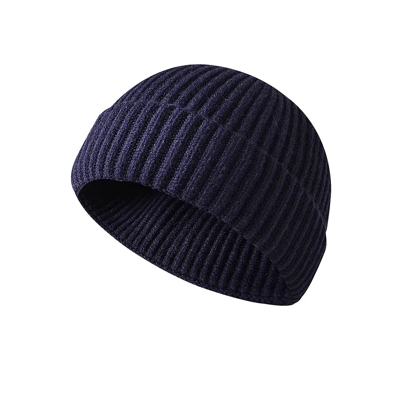 Winter Knittted Cap  Solid Color Hip Hop Cap Unisex Skullies & Beanies