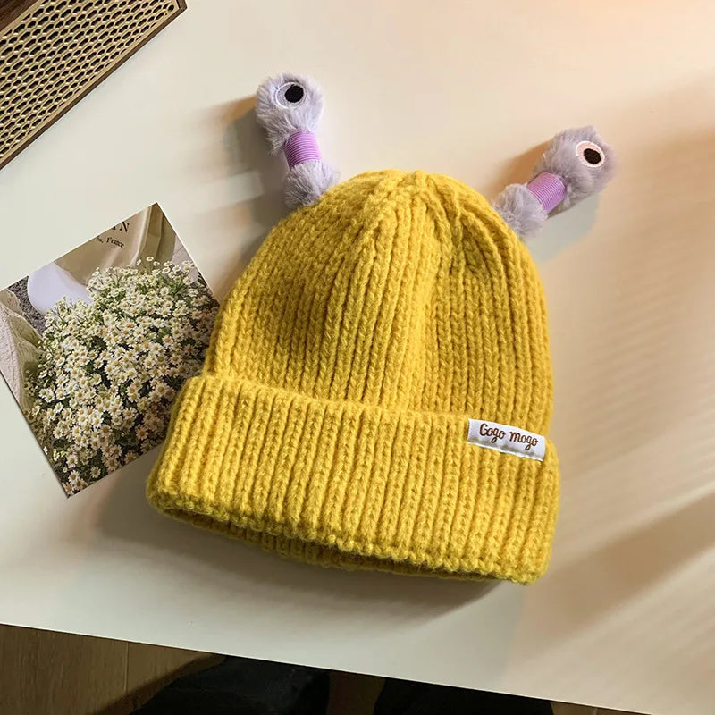 Cute Cartoon Quirky Light-emitting Tentacle Knitted Hat