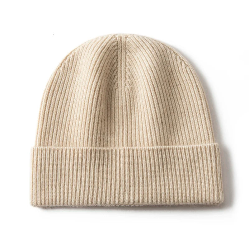 MERRILAMB Natural Cashmere Beanies Hat