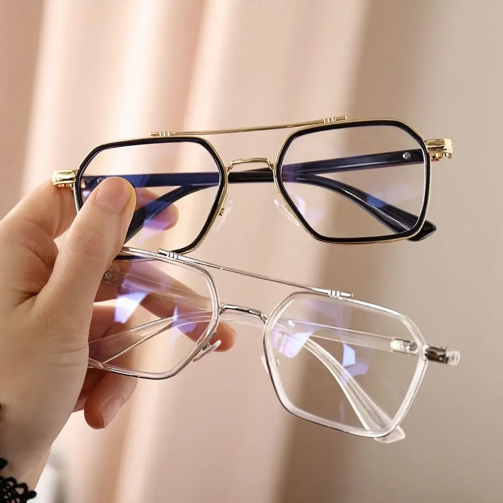 Glasses Reduces Eye Strain Double frame UV Protection Glasses