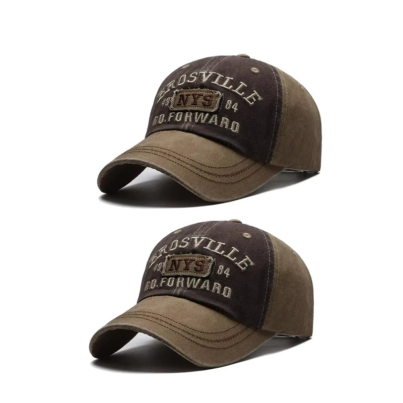 Four Seasons Men's Baseball Cap Casual Wash Embroidered